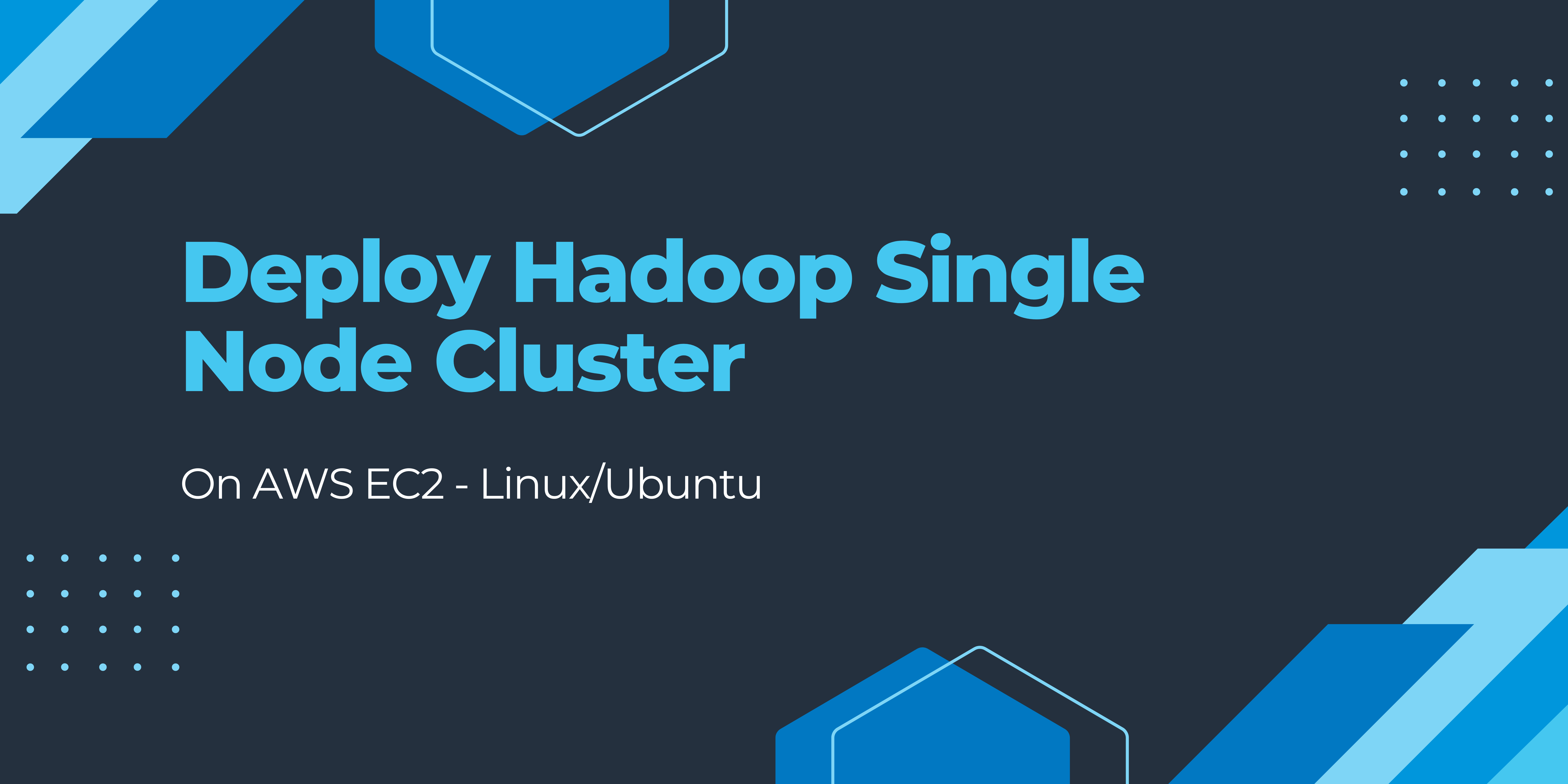 hadoop single node cluster